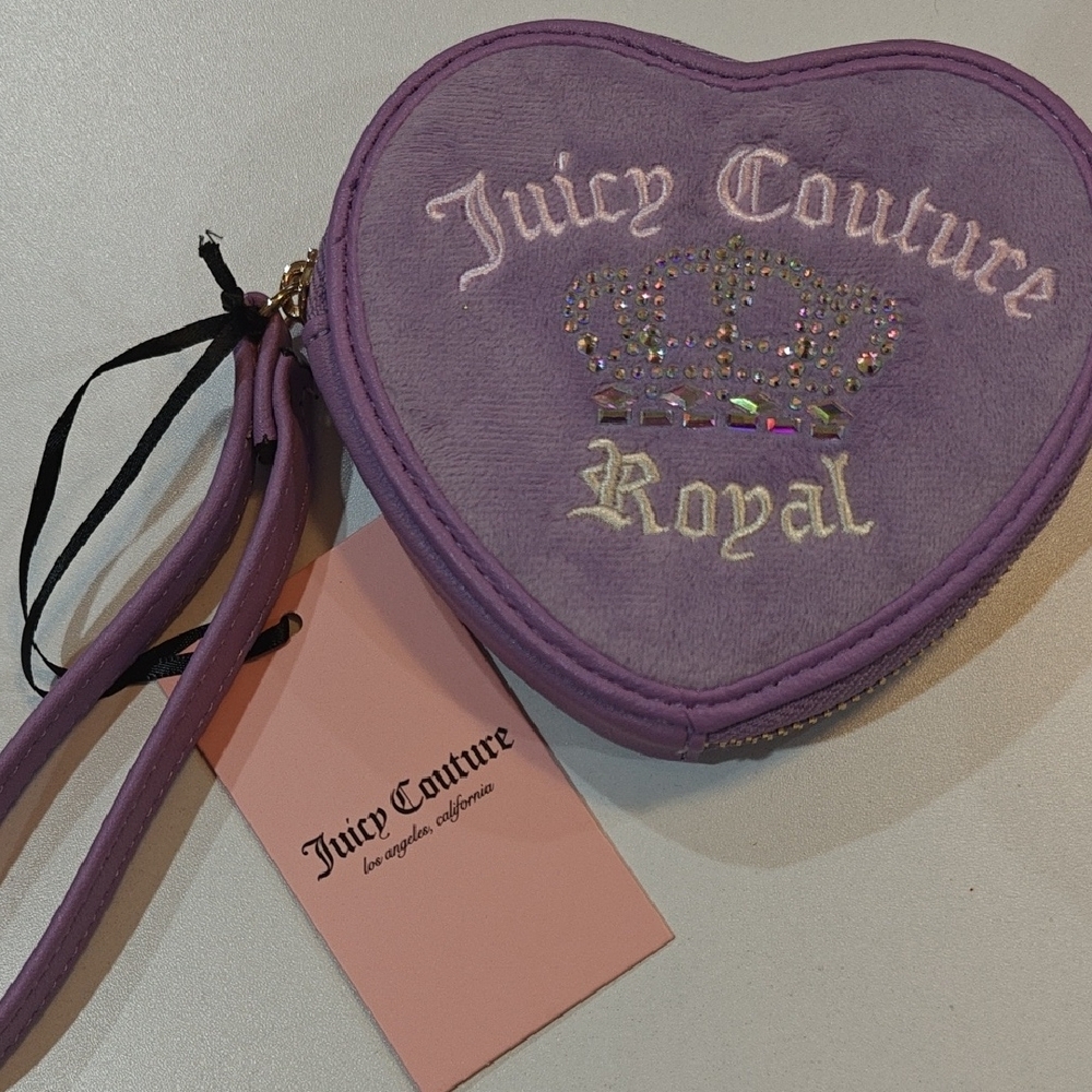 Juicy Couture Kingdom Hearts Lavender Coin Wristlet